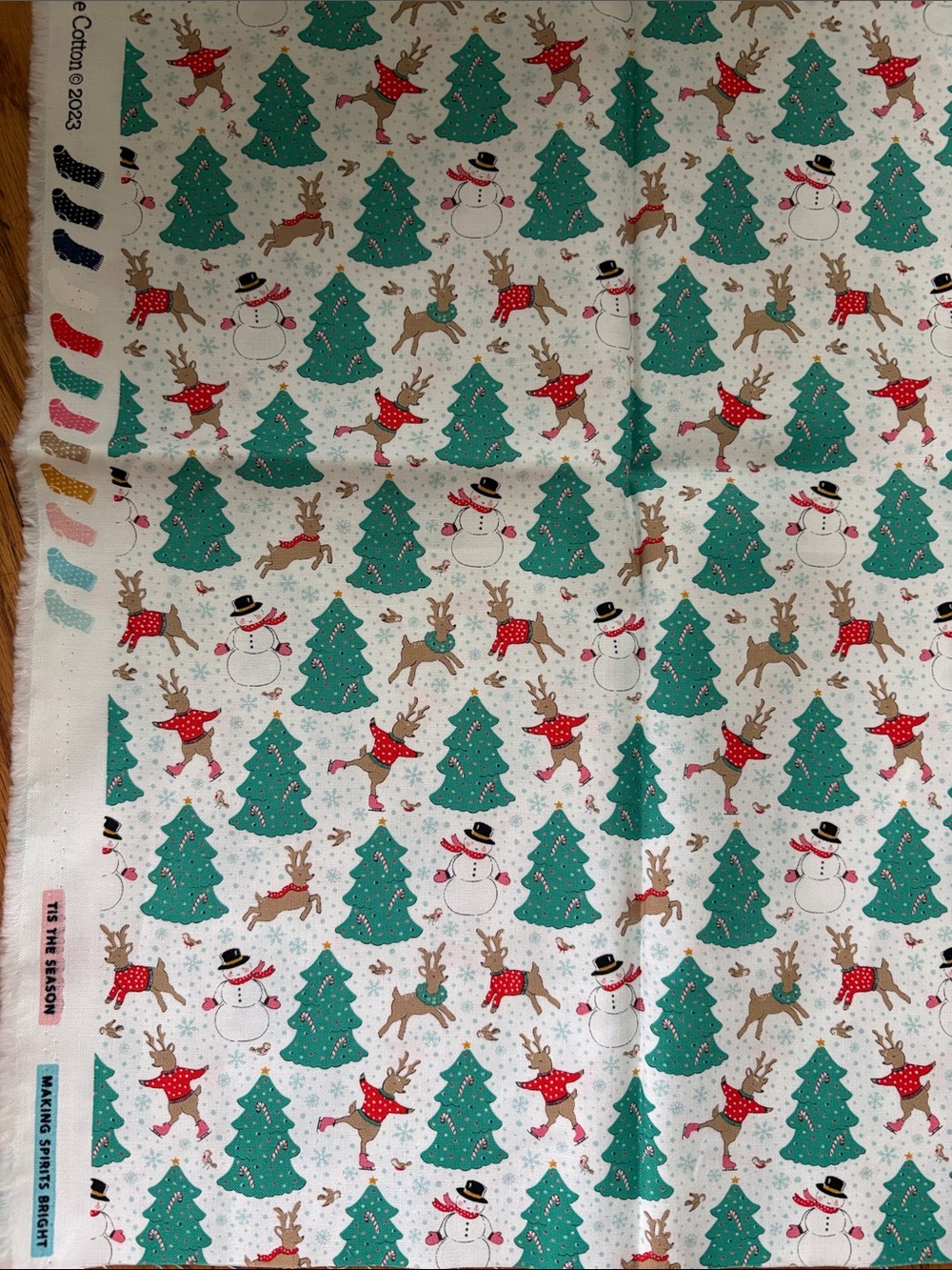 1/2 yard Elea Lutz Christmas quilting cotton